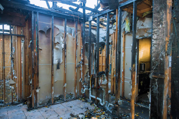 Professional Emergency Fire Cleanup technician working in Riverside, MD